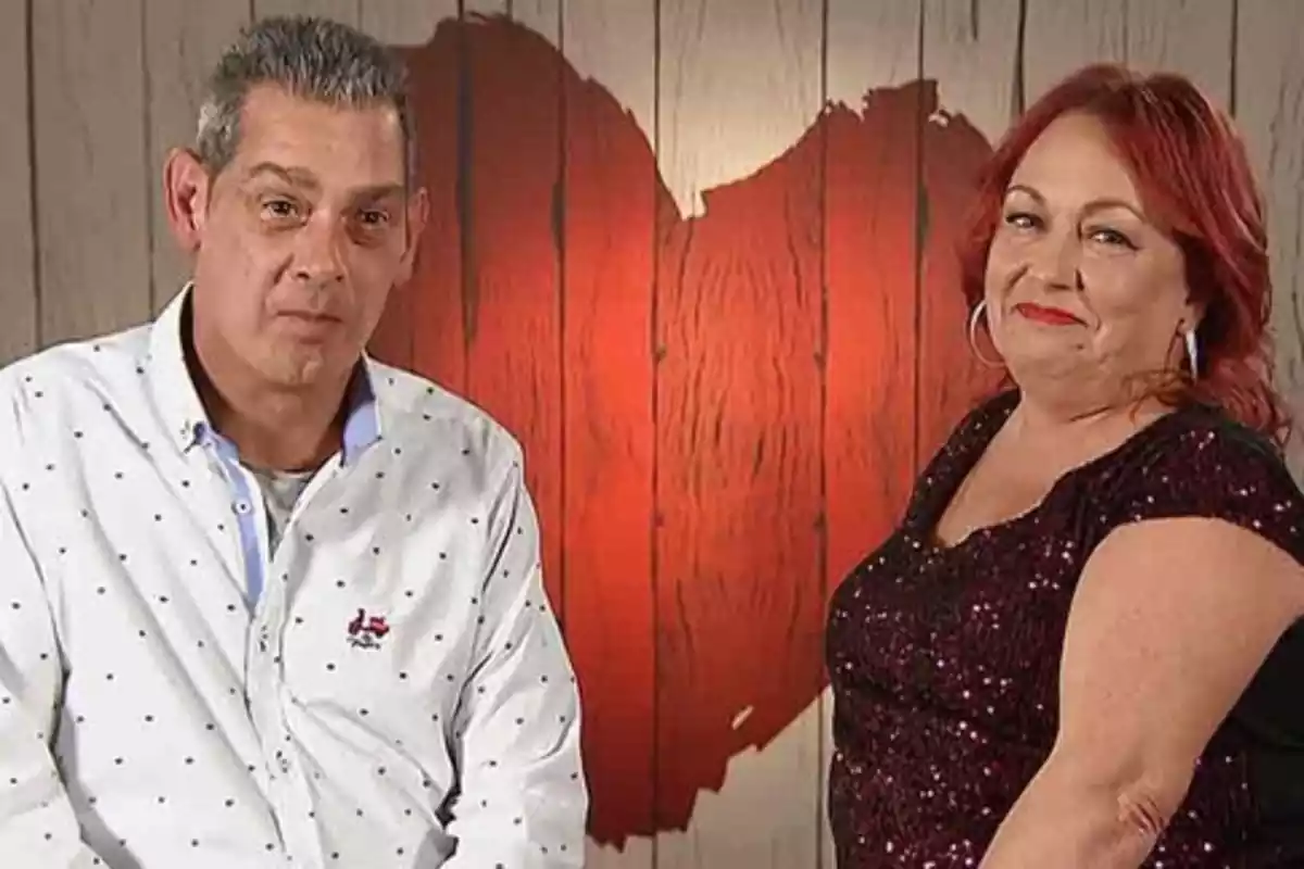 Susana y Alberto durante su cita en 'First Dates'