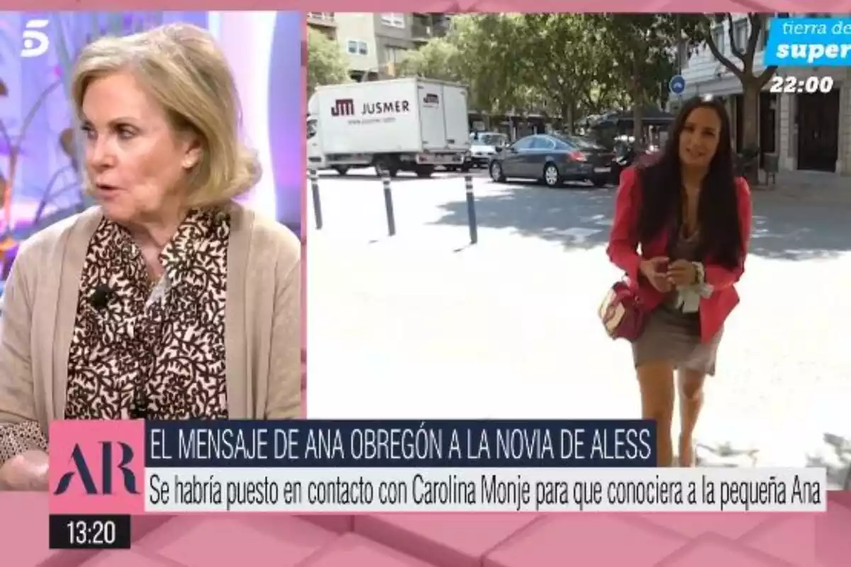 ‘El Programa de Ana Rosa’ hablando de Carolina Monje tras la polémica de Ana Obregón