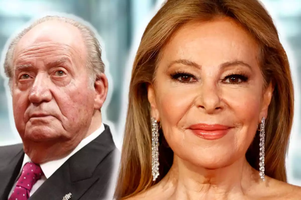 Montaje rey Juan Carlos y Ana Obregón