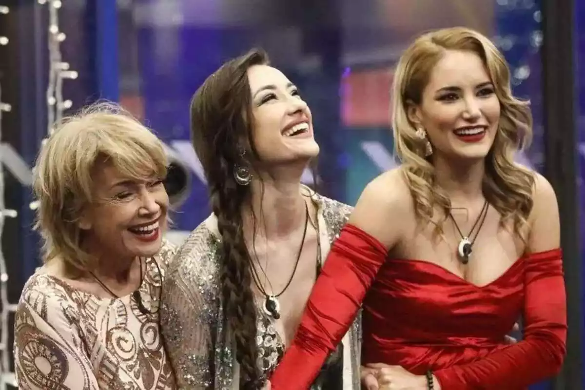 Mila Ximénez, Adara Molinero y Alba Carrillo en 'Gran Hermano VIP' del 2019
