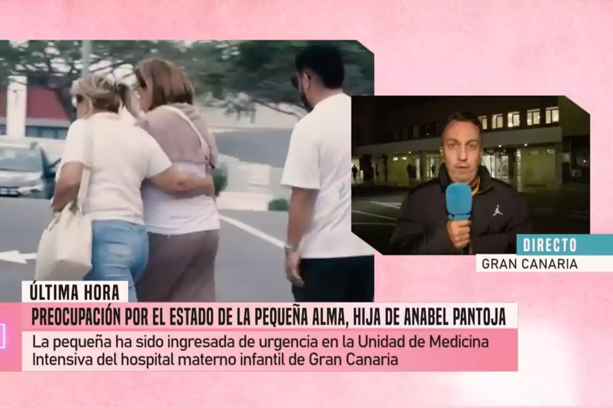 Preocupación por la hija de Anabel Pantoja: Última hora desde el hospital de Canarias