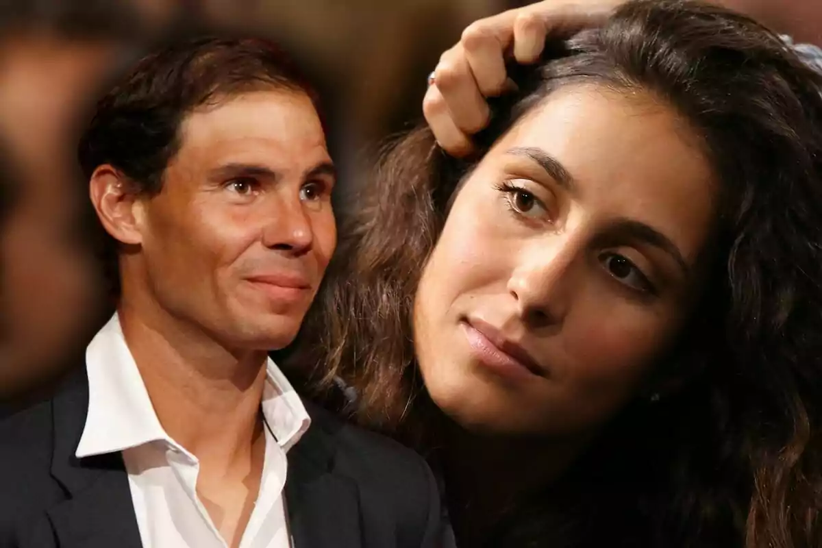 Dos personas mirando en direcciones opuestas, una de ellas con una expresión pensativa y la otra sonriendo ligeramente.