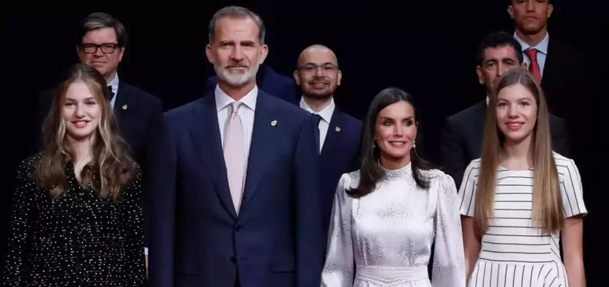 La Familia Real de España en los premios Princesa de Asturias de 2022